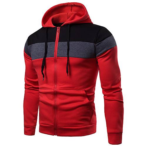 Men's Zip Up Hoodie Sweatshirt Color Block Hooded Casual Hoodies Sweatshirts Long Sleeve Blue Yellow Gray
Men's Zip Up Hoodie Sweatshirt Color Block Hooded Casual Hoodies Sweatshirts Long Sleeve Blue Yellow Gray