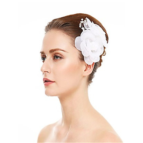 Rhinestone / Fabrics Flowers with Rhinestone / Flower 1 Piece Wedding Headpiece
Rhinestone / Fabrics Flowers with Rhinestone / Flower 1 Piece Wedding Headpiece