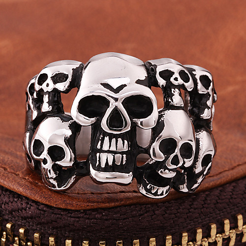 Band Ring Vintage Style Black Titanium Steel Skull Precious Vintage Punk Rock 1pc 8 / Men's
Band Ring Vintage Style Black Titanium Steel Skull Precious Vintage Punk Rock 1pc 8 / Men's