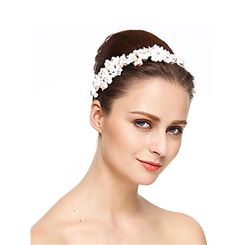 Imitation Pearl / Rhinestone Headdress with Rhinestone / Imitation Pearl 1 Piece Wedding Headpiece
Imitation Pearl / Rhinestone Headdress with Rhinestone / Imitation Pearl 1 Piece Wedding Headpiece