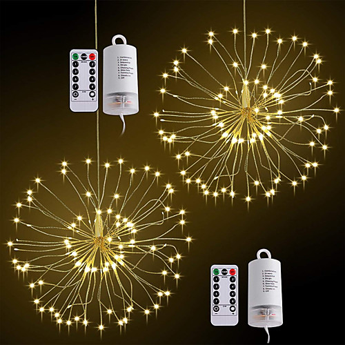 LED Hanging Starburst Lights Fireworks Lamp Outdoor Waterproof 4pcs 2pcs 60 Branches Broom 120LED Copper Wire Timed Lantern Patio Garden Tree Party Festival Décor
LED Hanging Starburst Lights Fireworks Lamp Outdoor Waterproof 4pcs 2pcs 60 Branches Broom 120LED Copper Wire Timed Lantern Patio Garden Tree Party Festival Décor