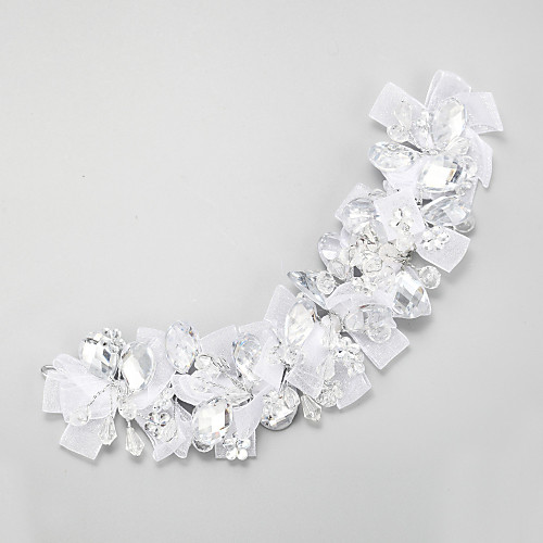 Crystal / Paillette Headdress with Crystal / Ribbons / Paillette 1 Piece Wedding Headpiece
Crystal / Paillette Headdress with Crystal / Ribbons / Paillette 1 Piece Wedding Headpiece