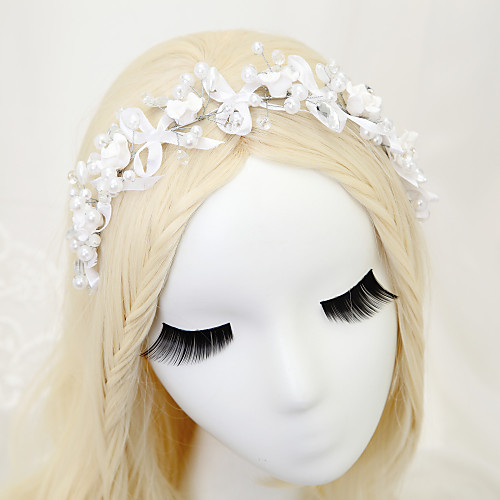 Other Material / Crystal / Imitation Pearl Headdress with Crystal / Imitation Pearl 1 Piece Wedding Headpiece
Other Material / Crystal / Imitation Pearl Headdress with Crystal / Imitation Pearl 1 Piece Wedding Headpiece