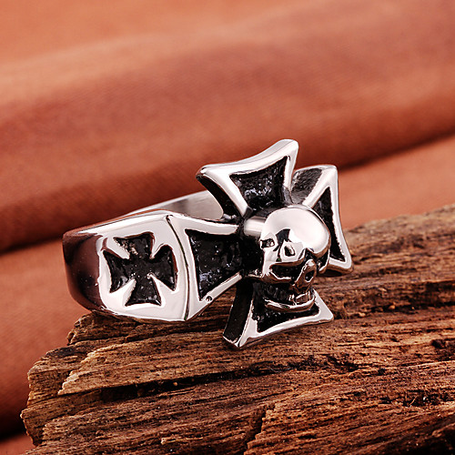 Band Ring Vintage Style Black Titanium Steel Cross Precious Vintage Punk Rock 1pc 8 / Men's
Band Ring Vintage Style Black Titanium Steel Cross Precious Vintage Punk Rock 1pc 8 / Men's
