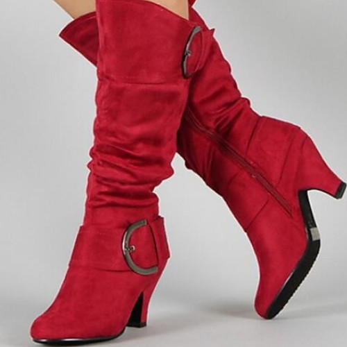 Women's Boots Suede Shoes Kitten Heel Round Toe Knee High Boots Mid Calf Boots Vintage British Daily Suede Buckle Solid Colored Winter Purple Red Gray / Mid-Calf Boots
Women's Boots Suede Shoes Kitten Heel Round Toe Knee High Boots Mid Calf Boots Vintage British Daily Suede Buckle Solid Colored Winter Purple Red Gray / Mid-Calf Boots