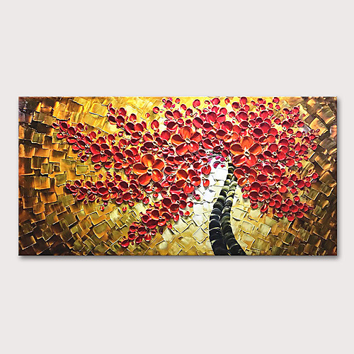 Oil Painting Hand Painted Floral / Botanical Abstract Landscape Modern Stretched Canvas With Stretched Frame
Oil Painting Hand Painted Floral / Botanical Abstract Landscape Modern Stretched Canvas With Stretched Frame