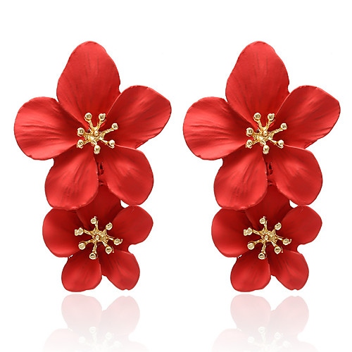 Women's Drop Earrings Fancy Flower Earrings Jewelry White / Yellow / Red For Daily Holiday Work Club Bar
Women's Drop Earrings Fancy Flower Earrings Jewelry White / Yellow / Red For Daily Holiday Work Club Bar