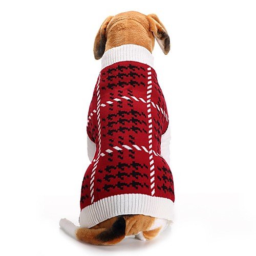 Dog Cat Sweater Plaid / Check Simple Style Winter Dog Clothes Puppy Clothes Dog Outfits Red Costume for Girl and Boy Dog Polyester XXS XS S M L XL
Dog Cat Sweater Plaid / Check Simple Style Winter Dog Clothes Puppy Clothes Dog Outfits Red Costume for Girl and Boy Dog Polyester XXS XS S M L XL