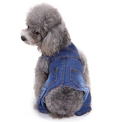 Dog Jumpsuit Pants Puppy Clothes Solid Colored One Piece Casual / Sporty Dog Clothes Puppy Clothes Dog Outfits Blue Costume for Girl and Boy Dog Denim XS S M L XL XXL
Dog Jumpsuit Pants Puppy Clothes Solid Colored One Piece Casual / Sporty Dog Clothes Puppy Clothes Dog Outfits Blue Costume for Girl and Boy Dog Denim XS S M L XL XXL