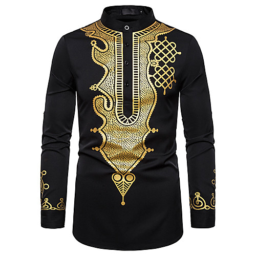 Men's Shirt Other Prints Graphic Print Long Sleeve Daily Tops Basic White Black Navy Blue
Men's Shirt Other Prints Graphic Print Long Sleeve Daily Tops Basic White Black Navy Blue