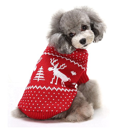 Dog Sweater Puppy Clothes Reindeer Casual / Daily Christmas Winter Dog Clothes Puppy Clothes Dog Outfits Red Blue Costume for Girl and Boy Dog Acrylic Fibers XS S M L XL XXL
Dog Sweater Puppy Clothes Reindeer Casual / Daily Christmas Winter Dog Clothes Puppy Clothes Dog Outfits Red Blue Costume for Girl and Boy Dog Acrylic Fibers XS S M L XL XXL
