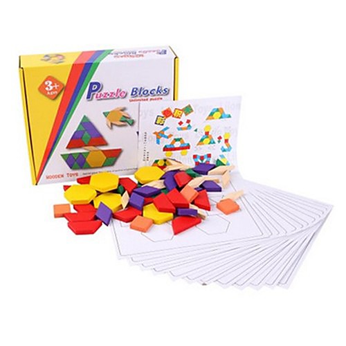 Montessori Teaching Tool Building Blocks Jigsaw Puzzle Pegged Puzzle Educational Toy 125 pcs compatible Wood Legoing Novelty Education Boys' Girls' Toy Gift / Kid's
Montessori Teaching Tool Building Blocks Jigsaw Puzzle Pegged Puzzle Educational Toy 125 pcs compatible Wood Legoing Novelty Education Boys' Girls' Toy Gift / Kid's