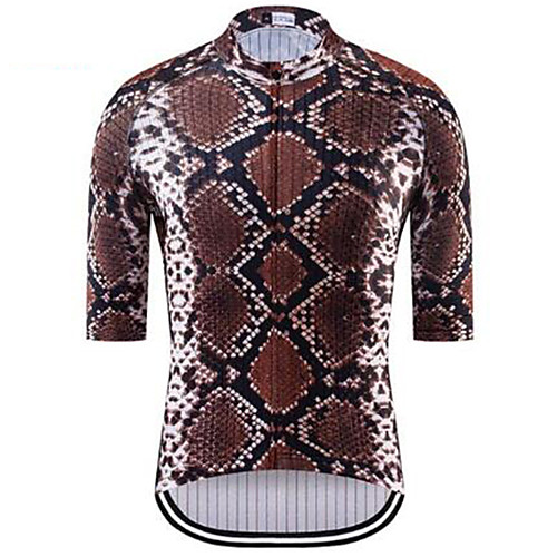21Grams Snake Skin Men's Short Sleeve Cycling Jersey - Fuchsia Blue BlackWhite Bike Jersey Top UV Resistant Quick Dry Breathable Sports Winter 100% Polyester Mountain Bike MTB Road Bike Cycling
21Grams Snake Skin Men's Short Sleeve Cycling Jersey - Fuchsia Blue BlackWhite Bike Jersey Top UV Resistant Quick Dry Breathable Sports Winter 100% Polyester Mountain Bike MTB Road Bike Cycling