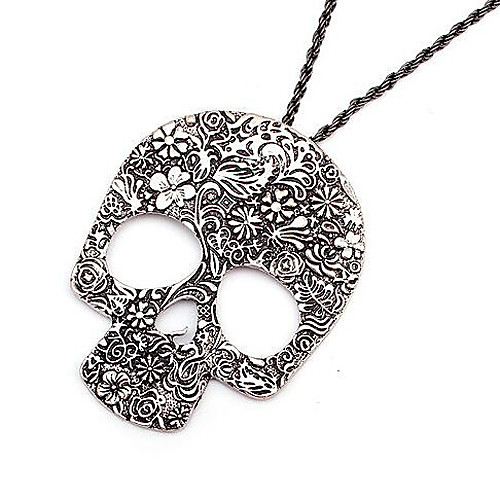 Women's Pendant Necklace Long Necklace Classic Skull Precious Unique Design Fashion Chrome Bronze 76 cm Necklace Jewelry 1pc For Halloween Holiday Street
Women's Pendant Necklace Long Necklace Classic Skull Precious Unique Design Fashion Chrome Bronze 76 cm Necklace Jewelry 1pc For Halloween Holiday Street