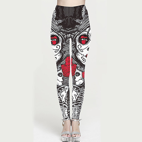 Women's High Waist Yoga Pants Tights Leggings Tummy Control Butt Lift Moisture Wicking Skull Red / black Red Burgundy Fitness Gym Workout Winter Sports Activewear High Elasticity Skinny
Women's High Waist Yoga Pants Tights Leggings Tummy Control Butt Lift Moisture Wicking Skull Red / black Red Burgundy Fitness Gym Workout Winter Sports Activewear High Elasticity Skinny