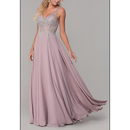 A-Line Empire Prom Formal Evening Dress V Neck Sleeveless Floor Length Chiffon with Pleats Beading 2021
A-Line Empire Prom Formal Evening Dress V Neck Sleeveless Floor Length Chiffon with Pleats Beading 2021