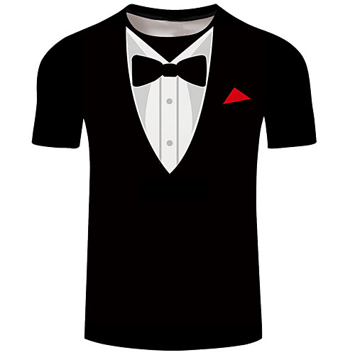 Men's T shirt Graphic Simulation Plus Size Print Short Sleeve Daily Tops Basic Exaggerated Black
Men's T shirt Graphic Simulation Plus Size Print Short Sleeve Daily Tops Basic Exaggerated Black