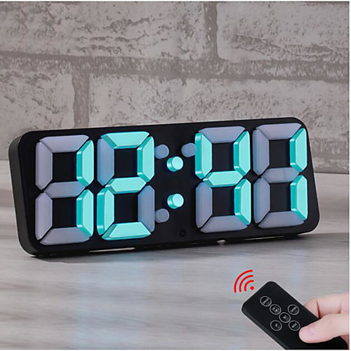 LED Digital Alarm Clock For Desk / Shelf / Tabletop, Modern Home Decoration 3D Wall Clock, Easy To Read at Night, Loud Alarm and Snooze, Big Digit Display
LED Digital Alarm Clock For Desk / Shelf / Tabletop, Modern Home Decoration 3D Wall Clock, Easy To Read at Night, Loud Alarm and Snooze, Big Digit Display