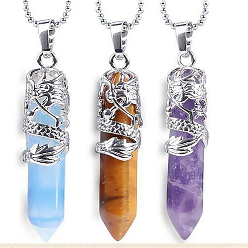 Women's Pendant Necklace Elegant Modern Chrome Stone Purple Yellow Blue Pink 45 cm Necklace Jewelry 1pc For Daily
Women's Pendant Necklace Elegant Modern Chrome Stone Purple Yellow Blue Pink 45 cm Necklace Jewelry 1pc For Daily
