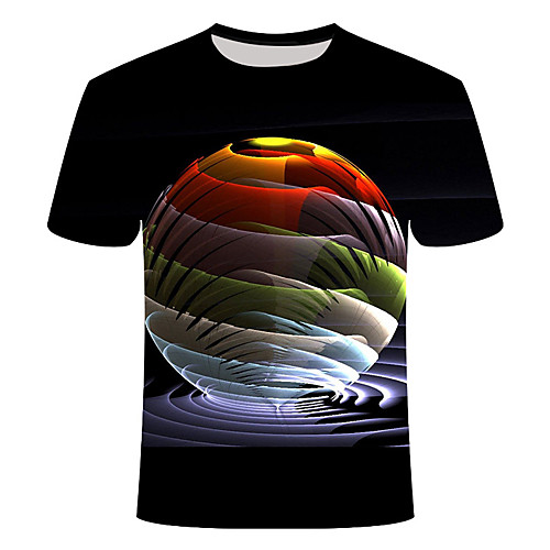 Men's T shirt Shirt Galaxy 3D Plus Size Print Short Sleeve Daily Tops Round Neck Rainbow / Summer
Men's T shirt Shirt Galaxy 3D Plus Size Print Short Sleeve Daily Tops Round Neck Rainbow / Summer