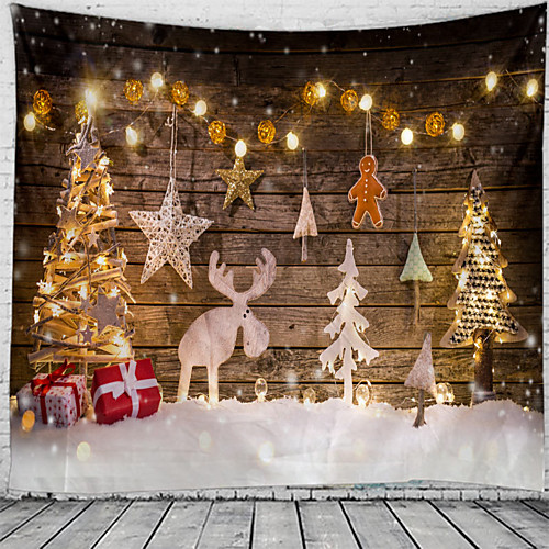 Christmas / Classic Theme Wall Decor 100% Polyester Classic / Fantasy Wall Art, 150100 cm Decoration
Christmas / Classic Theme Wall Decor 100% Polyester Classic / Fantasy Wall Art, 150100 cm Decoration