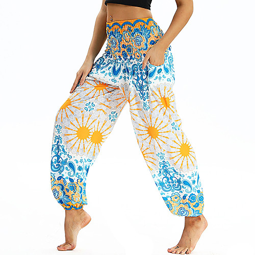 Women's High Waist Yoga Pants Harem Pocket Bloomers Quick Dry Breathable Bohemian Hippie Boho Blushing Pink Light Purple Jade Belly Dance Fitness Sports Activewear Stretchy Loose
Women's High Waist Yoga Pants Harem Pocket Bloomers Quick Dry Breathable Bohemian Hippie Boho Blushing Pink Light Purple Jade Belly Dance Fitness Sports Activewear Stretchy Loose