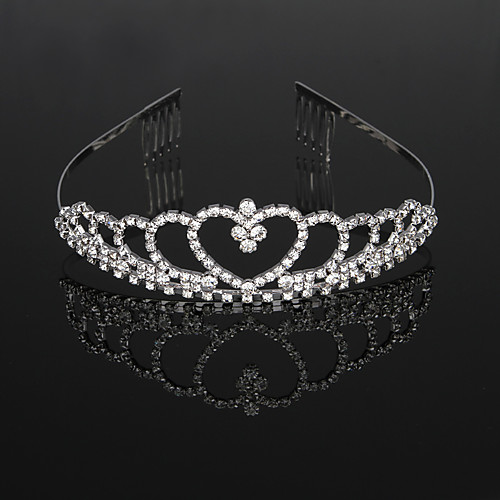 Cubic Zirconia / Rhinestone / Alloy Tiaras / Headbands / Headdress with Rhinestone / Crystal / Crystals / Rhinestones 1 Piece Wedding / Birthday Headpiece
Cubic Zirconia / Rhinestone / Alloy Tiaras / Headbands / Headdress with Rhinestone / Crystal / Crystals / Rhinestones 1 Piece Wedding / Birthday Headpiece