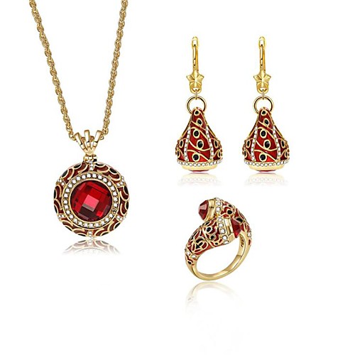 Women's Cubic Zirconia Bridal Jewelry Sets Geometrical Flower Fashion Gold Plated Imitation Diamond Earrings Jewelry Gold For Party Wedding 1 set
Women's Cubic Zirconia Bridal Jewelry Sets Geometrical Flower Fashion Gold Plated Imitation Diamond Earrings Jewelry Gold For Party Wedding 1 set