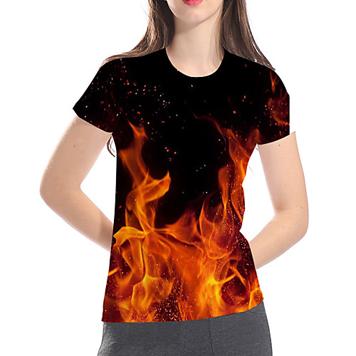 Women's T shirt Graphic Geometric 3D Plus Size Print Short Sleeve Daily Tops Basic Exaggerated Black
Women's T shirt Graphic Geometric 3D Plus Size Print Short Sleeve Daily Tops Basic Exaggerated Black