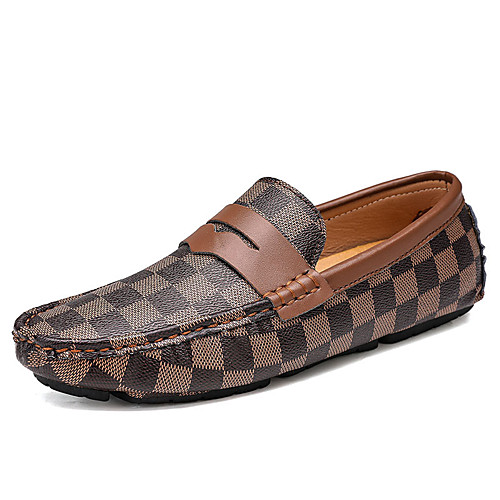 Men's Moccasin Fall Casual Daily Loafers & Slip-Ons Walking Shoes PU Wear Proof Brown / Gray
Men's Moccasin Fall Casual Daily Loafers & Slip-Ons Walking Shoes PU Wear Proof Brown / Gray