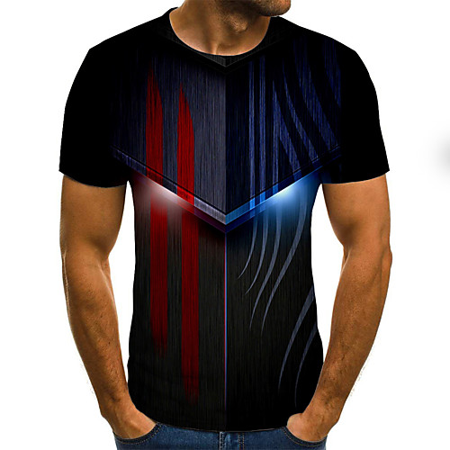 Men's T shirt Shirt 3D Plus Size Print Short Sleeve Daily Tops Basic Round Neck Rainbow
Men's T shirt Shirt 3D Plus Size Print Short Sleeve Daily Tops Basic Round Neck Rainbow