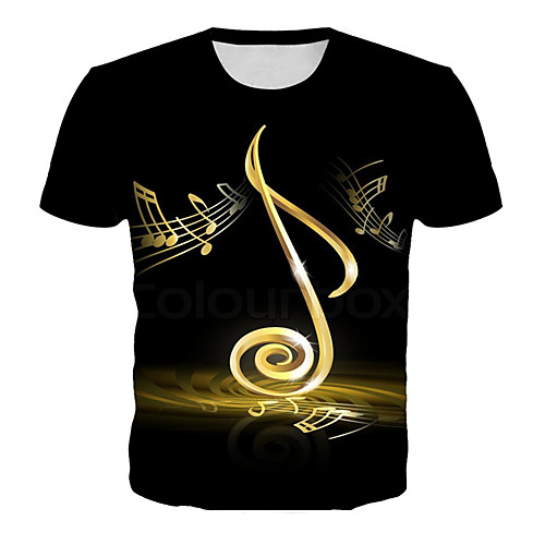 Men's T shirt Shirt Graphic Geometric 3D Plus Size Print Short Sleeve Daily Tops Basic Rock Round Neck Black / Summer / Club
Men's T shirt Shirt Graphic Geometric 3D Plus Size Print Short Sleeve Daily Tops Basic Rock Round Neck Black / Summer / Club