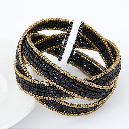 Women's Cuff Bracelet Wrap Bracelet Wide Bangle Braided Precious Vintage Punk Alloy Bracelet Jewelry Black For Street Holiday
Women's Cuff Bracelet Wrap Bracelet Wide Bangle Braided Precious Vintage Punk Alloy Bracelet Jewelry Black For Street Holiday