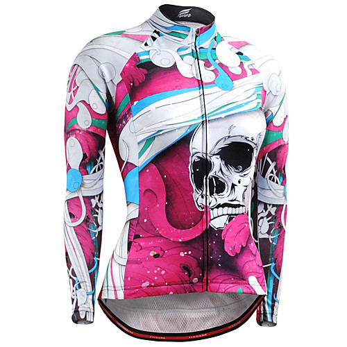 21Grams Women's Long Sleeve Cycling Jersey Winter Spandex Polyester Pink Sugar Skull Skull Bike Jersey Top Mountain Bike MTB Road Bike Cycling UV Resistant Quick Dry Breathable Sports Clothing Apparel
21Grams Women's Long Sleeve Cycling Jersey Winter Spandex Polyester Pink Sugar Skull Skull Bike Jersey Top Mountain Bike MTB Road Bike Cycling UV Resistant Quick Dry Breathable Sports Clothing Apparel