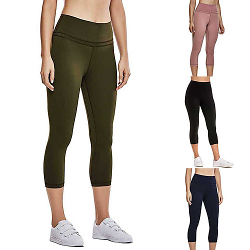 Women's High Waist Yoga Pants Tights Capri Leggings Tummy Control Butt Lift Moisture Wicking Solid Color Army Green Pink Black Fitness Gym Workout Winter Sports Activewear High Elasticity Skinny
Women's High Waist Yoga Pants Tights Capri Leggings Tummy Control Butt Lift Moisture Wicking Solid Color Army Green Pink Black Fitness Gym Workout Winter Sports Activewear High Elasticity Skinny