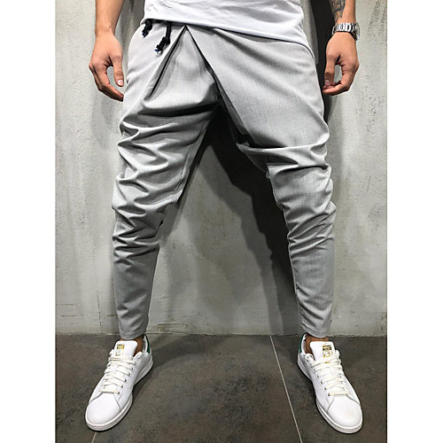 Men's Basic Cotton Slim Chinos Pants Solid Colored Full Length Patchwork Black Army Green Light gray / Drawstring
Men's Basic Cotton Slim Chinos Pants Solid Colored Full Length Patchwork Black Army Green Light gray / Drawstring