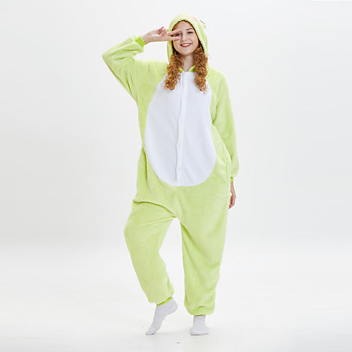 Adults' Kigurumi Pajamas Frog Onesie Pajamas Flannel Fabric Cyan Cosplay For Men and Women Animal Sleepwear Cartoon Festival / Holiday Costumes
Adults' Kigurumi Pajamas Frog Onesie Pajamas Flannel Fabric Cyan Cosplay For Men and Women Animal Sleepwear Cartoon Festival / Holiday Costumes