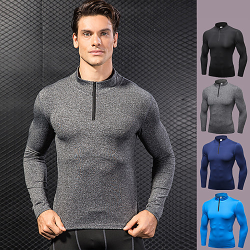 YUERLIAN Men's Running Shirt Yoga Top Winter Blue Gray Dark Navy Black Fitness Gym Workout Running Tee Tshirt Base Layer Long Sleeve Sport Activewear Windproof Quick Dry Lightweight Compression High
YUERLIAN Men's Running Shirt Yoga Top Winter Blue Gray Dark Navy Black Fitness Gym Workout Running Tee Tshirt Base Layer Long Sleeve Sport Activewear Windproof Quick Dry Lightweight Compression High