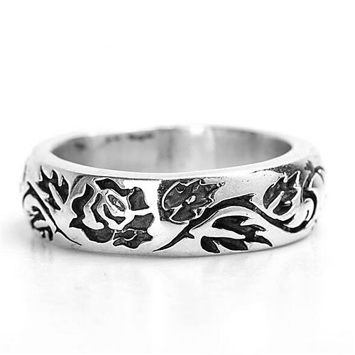Band Ring Vintage Style Silver Copper Silver Plated Roses Precious Fashion Vintage 1pc 9 10 / Men's
Band Ring Vintage Style Silver Copper Silver Plated Roses Precious Fashion Vintage 1pc 9 10 / Men's