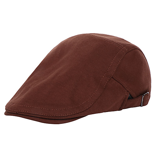 Men's Beret Hat Cotton 1930s - Solid Colored Fall Spring Black Light gray Dark Gray
Men's Beret Hat Cotton 1930s - Solid Colored Fall Spring Black Light gray Dark Gray