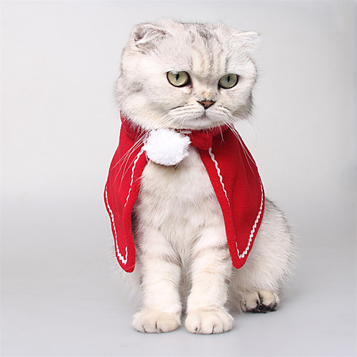 Dog Costume Cape Puppy Clothes Solid Colored Lace Cosplay Christmas Winter Dog Clothes Puppy Clothes Dog Outfits Red Costume for Girl and Boy Dog Polyster S M L
Dog Costume Cape Puppy Clothes Solid Colored Lace Cosplay Christmas Winter Dog Clothes Puppy Clothes Dog Outfits Red Costume for Girl and Boy Dog Polyster S M L