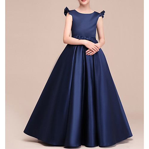 A-Line Floor Length Flower Girl Dresses Pageant Polyester Cap Sleeve Jewel Neck with Ruching
A-Line Floor Length Flower Girl Dresses Pageant Polyester Cap Sleeve Jewel Neck with Ruching