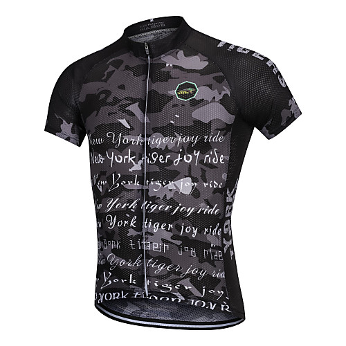 YORK TIGERS Men's Short Sleeve Cycling Jersey Summer Silicone Elastane Black Camo / Camouflage Bike Jersey Top Mountain Bike MTB Road Bike Cycling Quick Dry Breathable Reflective Strips Sports
YORK TIGERS Men's Short Sleeve Cycling Jersey Summer Silicone Elastane Black Camo / Camouflage Bike Jersey Top Mountain Bike MTB Road Bike Cycling Quick Dry Breathable Reflective Strips Sports