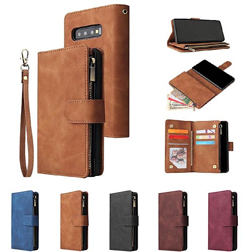 Case For Samsung Galaxy S10 Plus / S10E / S9 Plus Wallet / Card Holder / Shockproof Multi-Function Pocket PU Leather Case For Samsung Galaxy S10 / S9 / S8 / S8 Plus
Case For Samsung Galaxy S10 Plus / S10E / S9 Plus Wallet / Card Holder / Shockproof Multi-Function Pocket PU Leather Case For Samsung Galaxy S10 / S9 / S8 / S8 Plus
