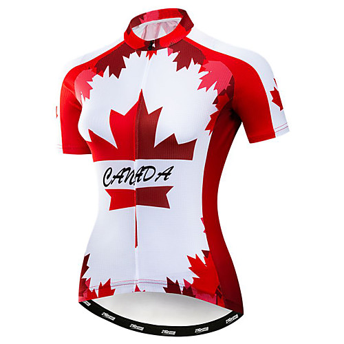 21Grams Women's Short Sleeve Cycling Jersey Summer Elastane Polyester Red Canada National Flag Bike Jersey Top Mountain Bike MTB Road Bike Cycling Quick Dry Moisture Wicking Breathable Sports
21Grams Women's Short Sleeve Cycling Jersey Summer Elastane Polyester Red Canada National Flag Bike Jersey Top Mountain Bike MTB Road Bike Cycling Quick Dry Moisture Wicking Breathable Sports