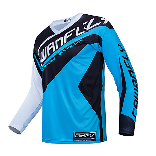 CAWANFLY Men's Long Sleeve Cycling Jersey Downhill Jersey Dirt Bike Jersey Winter Summer Polyester Bule / Black Bike Jersey Top Mountain Bike MTB Thermal Warm Quick Dry Breathable Sports Clothing
CAWANFLY Men's Long Sleeve Cycling Jersey Downhill Jersey Dirt Bike Jersey Winter Summer Polyester Bule / Black Bike Jersey Top Mountain Bike MTB Thermal Warm Quick Dry Breathable Sports Clothing