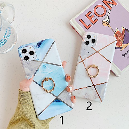 Case For Apple iPhone 11 / iPhone 11 Pro / iPhone 11 Pro Max Plating / Ring Holder / Pattern Back Cover Marble TPU
Case For Apple iPhone 11 / iPhone 11 Pro / iPhone 11 Pro Max Plating / Ring Holder / Pattern Back Cover Marble TPU