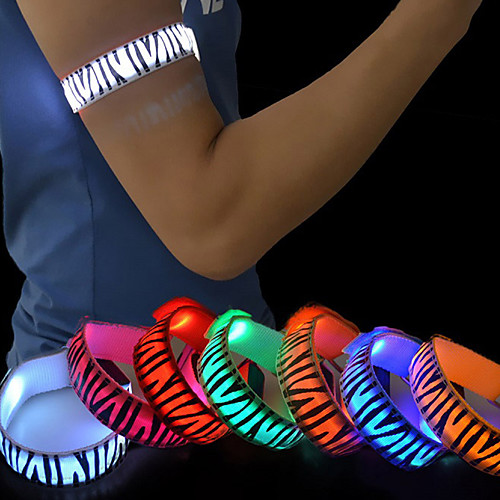 LED Running Armband Luminous for Running Cycling / Bike Jogging Nylon White Red Blue Button Battery Powered
LED Running Armband Luminous for Running Cycling / Bike Jogging Nylon White Red Blue Button Battery Powered