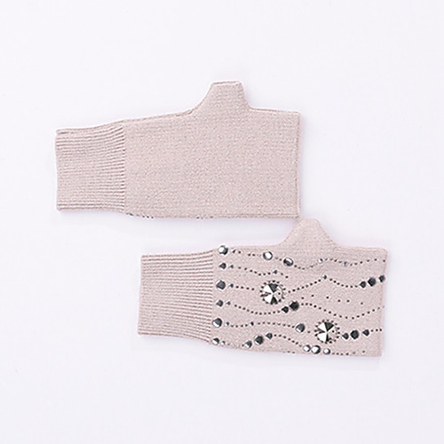 

Paillette / Polyamide fabric Wrist Length Glove Gloves / Simple Style With Crystals / Rhinestones / Paillette