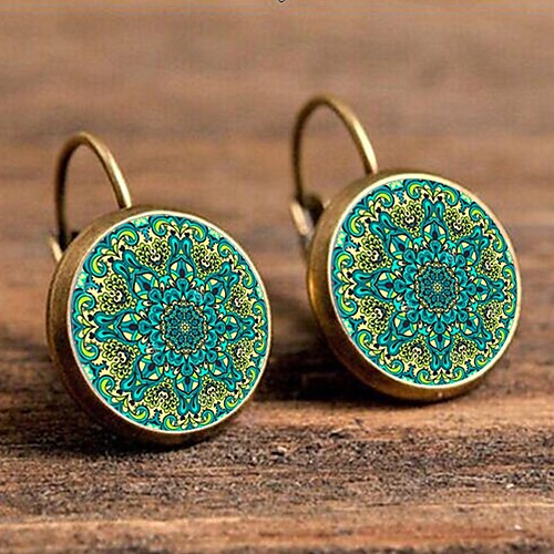 Women's Drop Earrings Transparent Totem Series Ethnic Earrings Jewelry Gold / Silver For Daily 1 Pair
Women's Drop Earrings Transparent Totem Series Ethnic Earrings Jewelry Gold / Silver For Daily 1 Pair